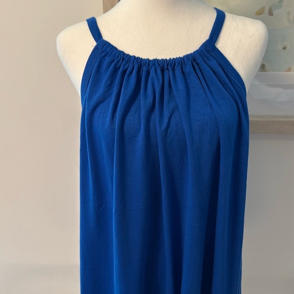 NWOT Blue Sleeveless Halter Size XXL - Picture 2 of 5